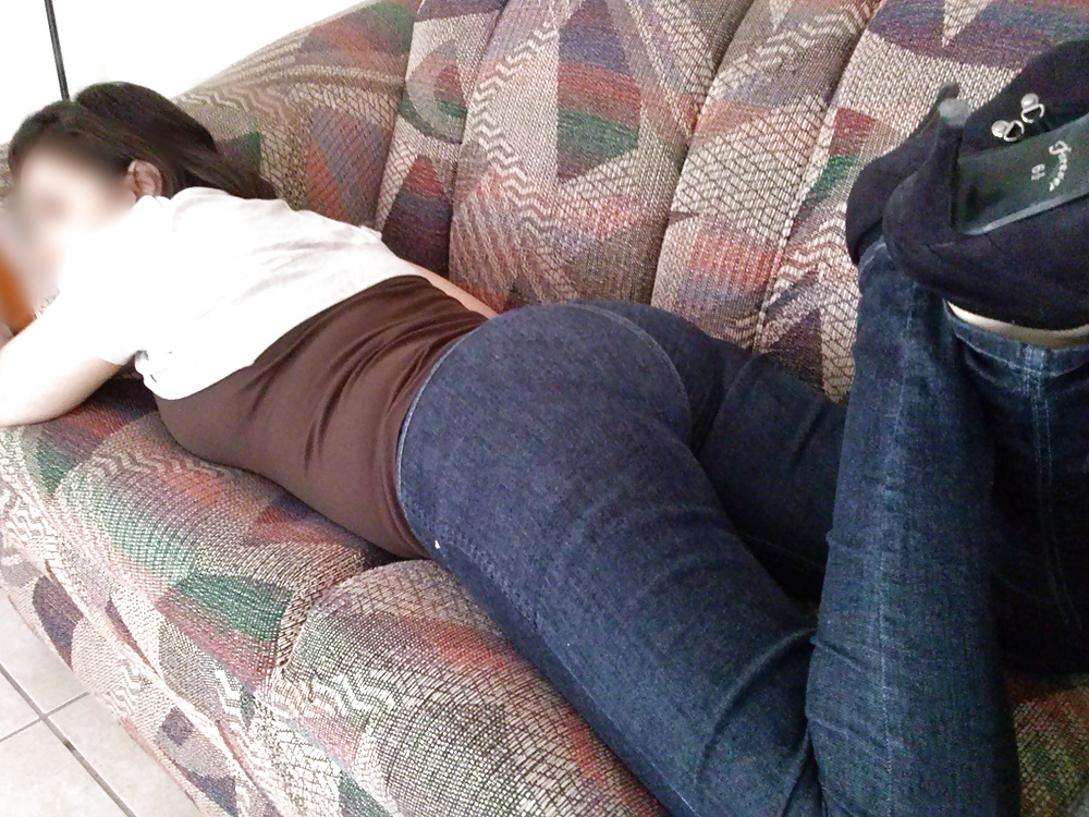 My wife wearing jeans #40212772