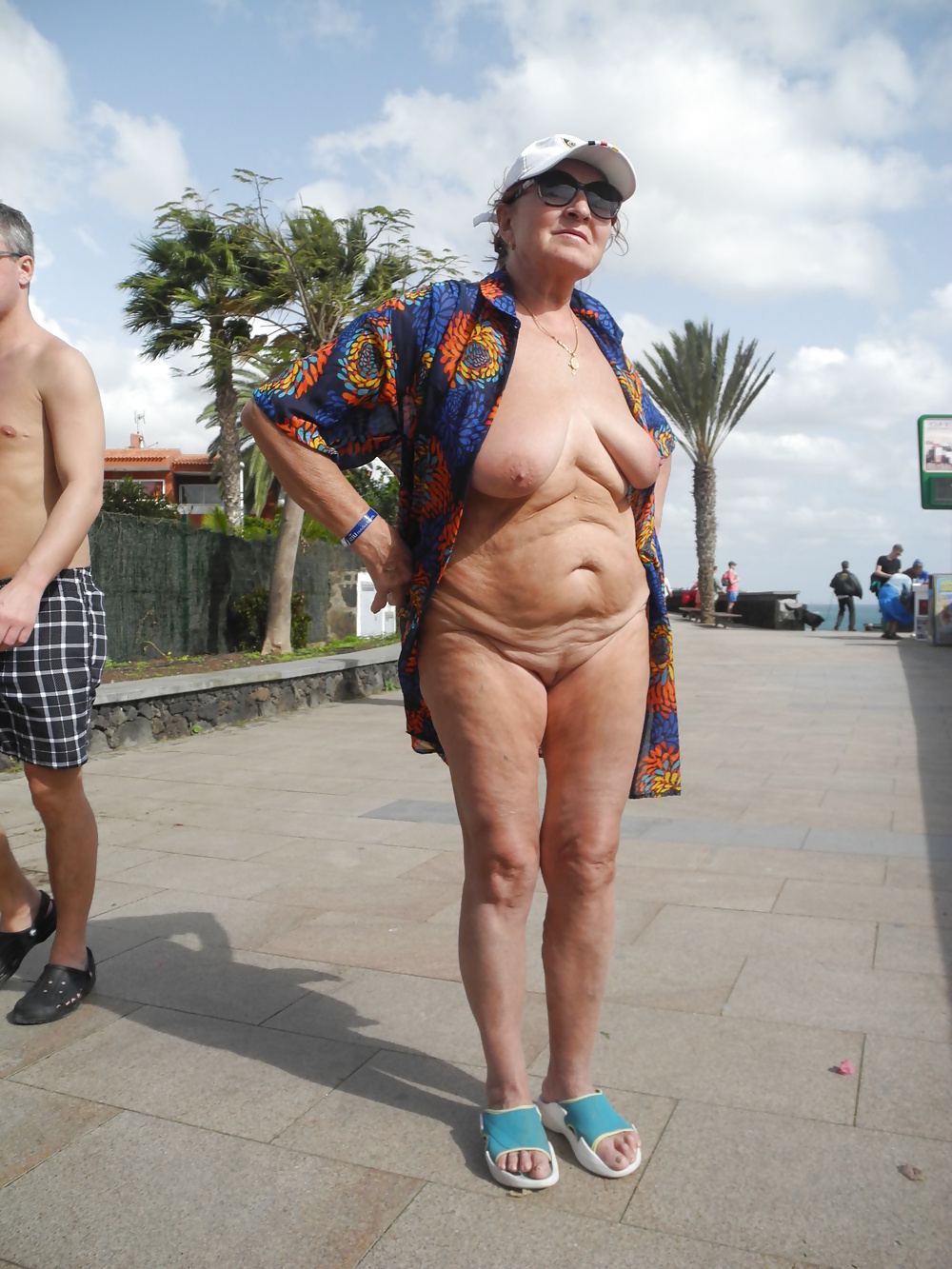 Adult woman in the streets of Maspalomas  #24315927