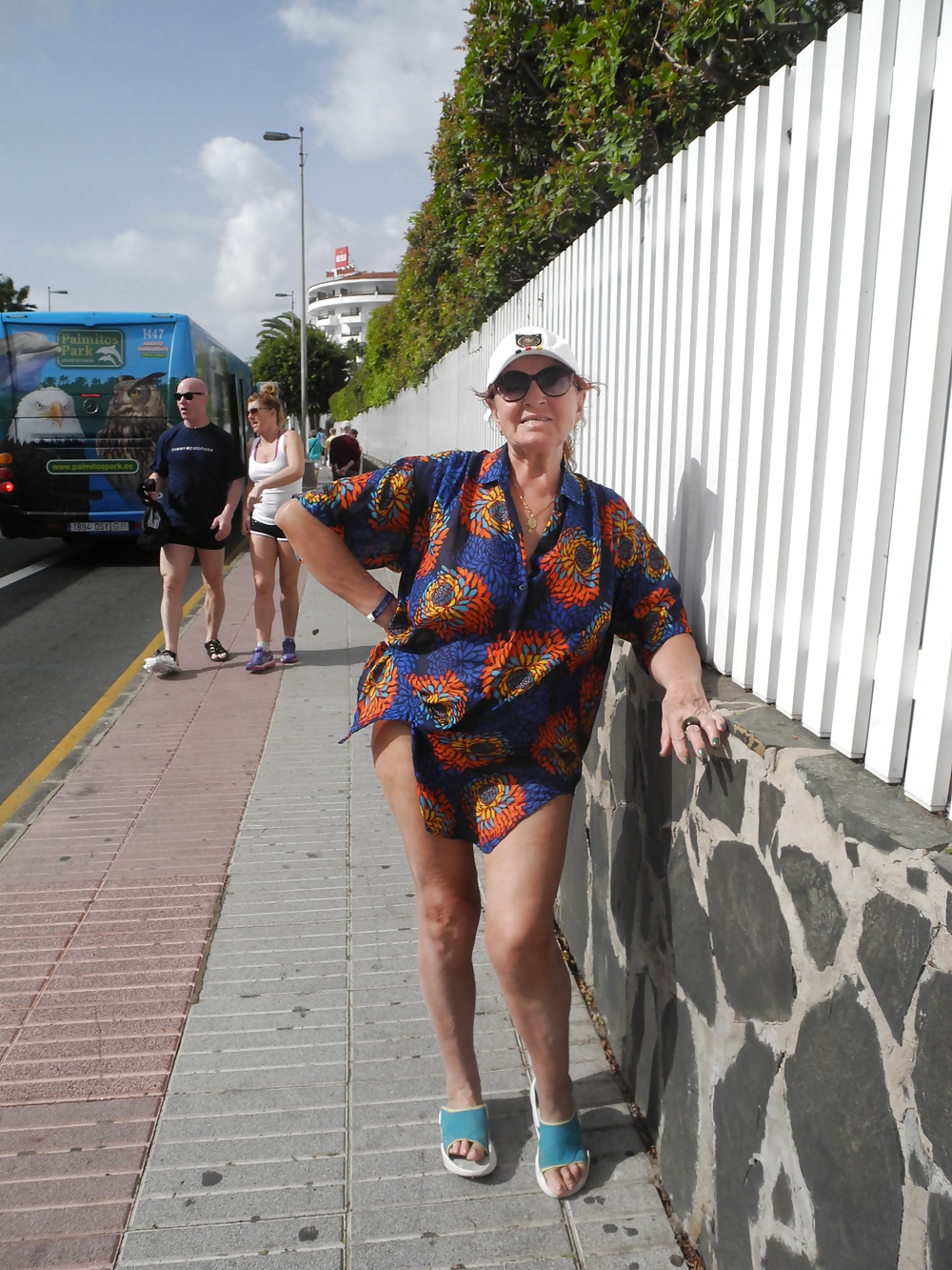 Adult woman in the streets of Maspalomas  #24315947