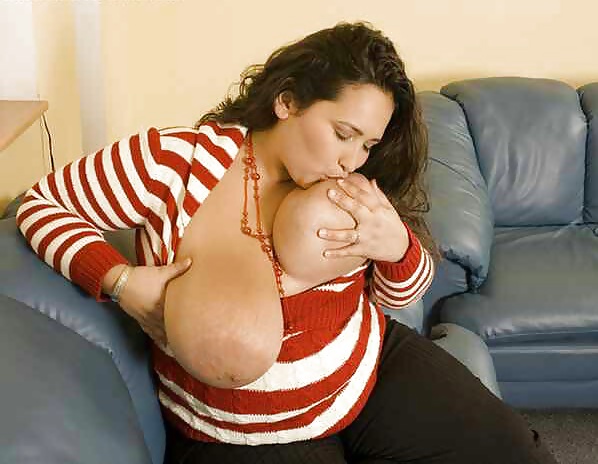 Huge Tit BBW Latina in Stripes #32318468