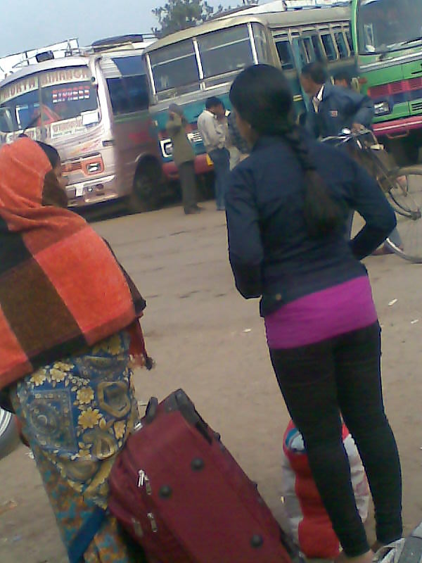 Sexy girl at bankura bus stand 1 #34976616