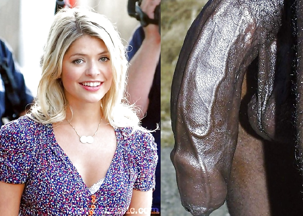 Holly willoughby, black cock  #24815990