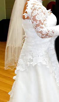 My wife's tits in wedding dress. #37081297