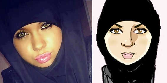 2 Beurette Landangriff Hijab #28681851