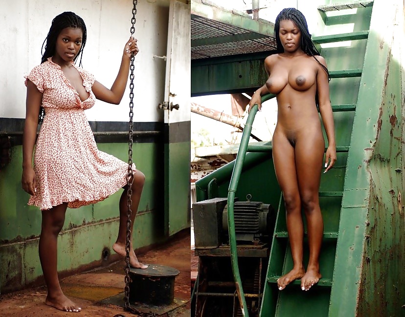 Clothed and Nude 10   Ebony Women  #39562734