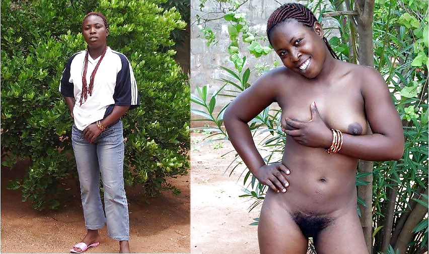 Clothed and Nude 10   Ebony Women  #39562793
