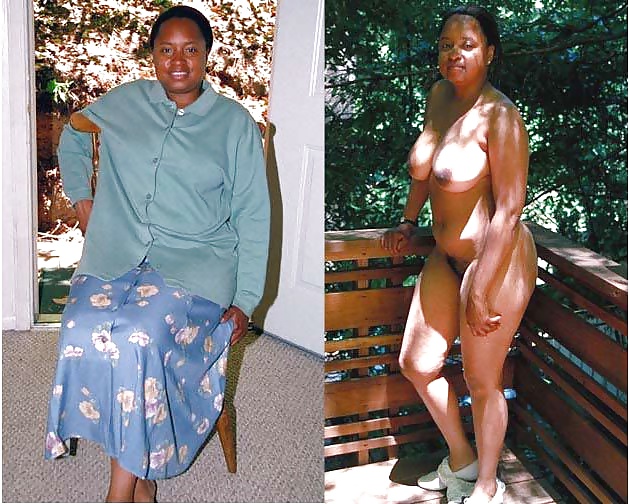 Clothed and Nude 10   Ebony Women  #39562807