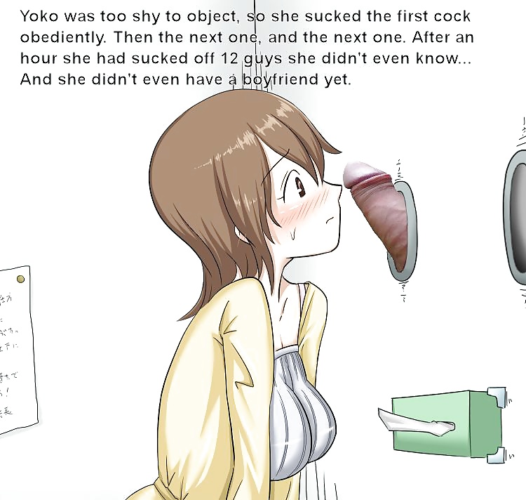 Anime Girls playing with a Real Cock (with captions) - No 92 #30607307