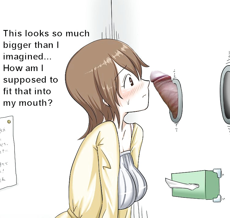 Anime Girls playing with a Real Cock (with captions) - No 92 #30607326