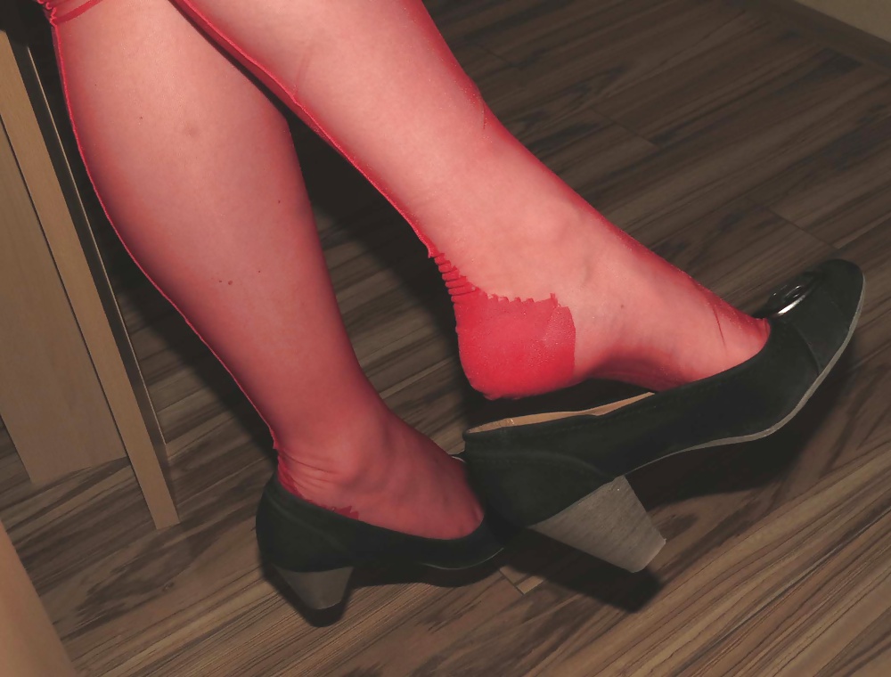 Rojo rht nylons and heels
 #26097756