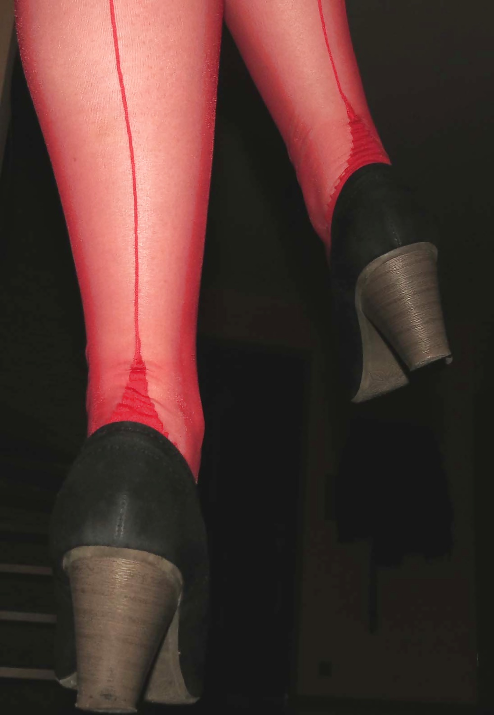 Rojo rht nylons and heels
 #26097827