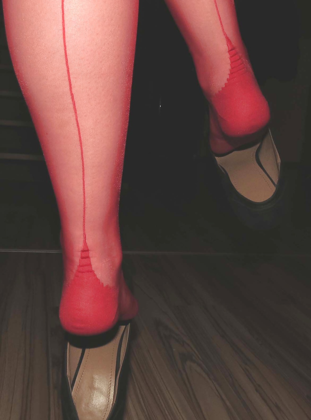 Rojo rht nylons and heels
 #26097841