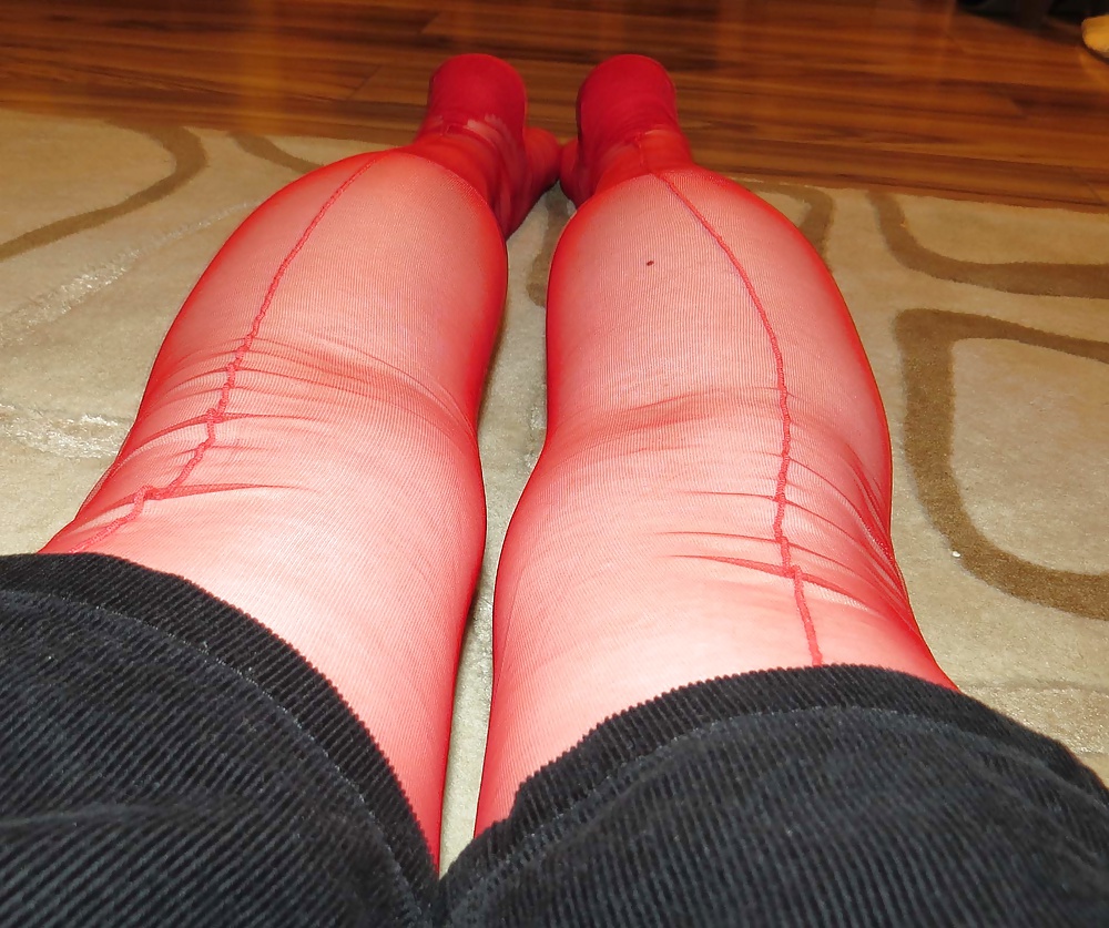 Rojo rht nylons and heels
 #26097951