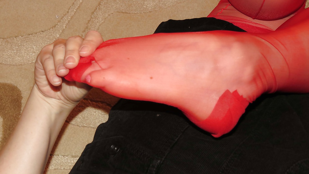 Rojo rht nylons and heels
 #26098153