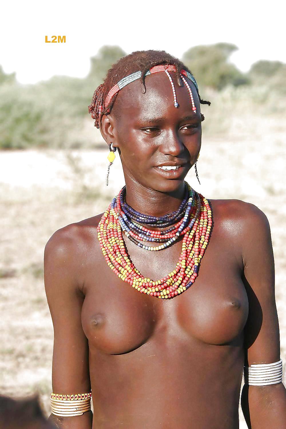 エキゾチックなアフリカの部族の美しさ 
 #23490953