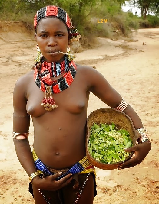 エキゾチックなアフリカの部族の美しさ 
 #23491210