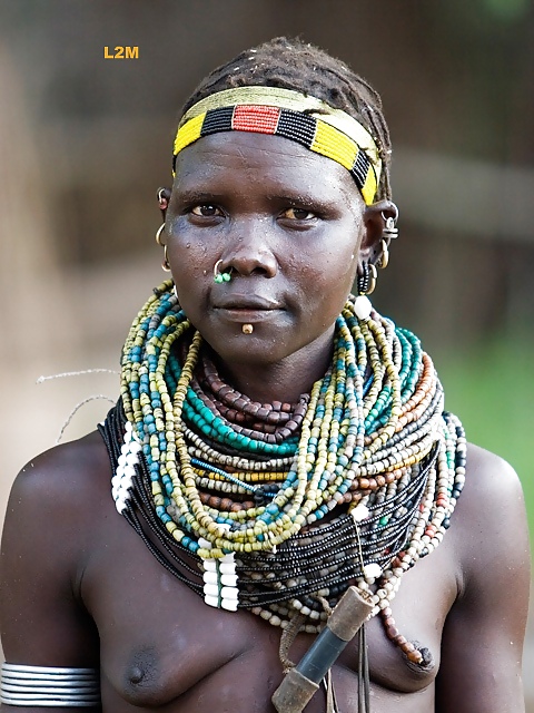 Exotic African Tribal Beauties  #23491462