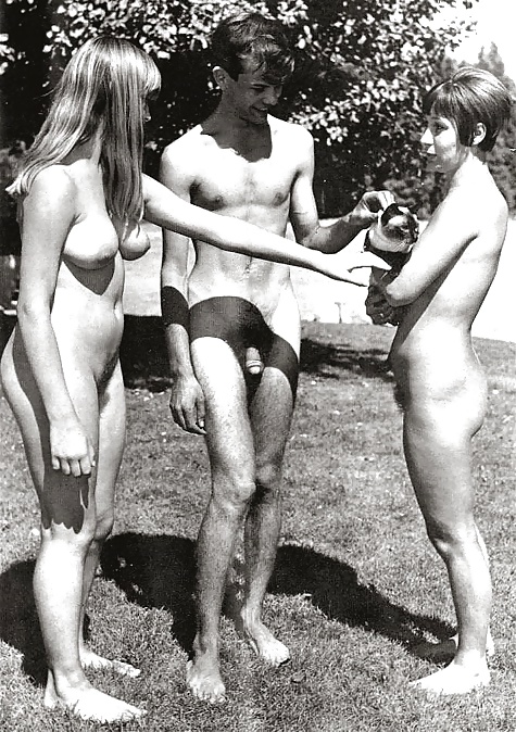 Vecchie foto dal 1930 nudista e naturista
 #40281074