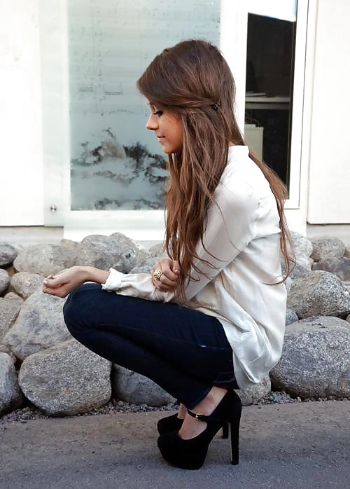 Polieren High Heels Mädchen #38959696