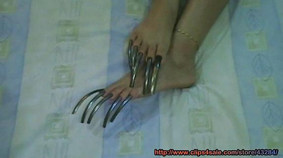 Asian chicks with long nails and long toenails 2 #35648166