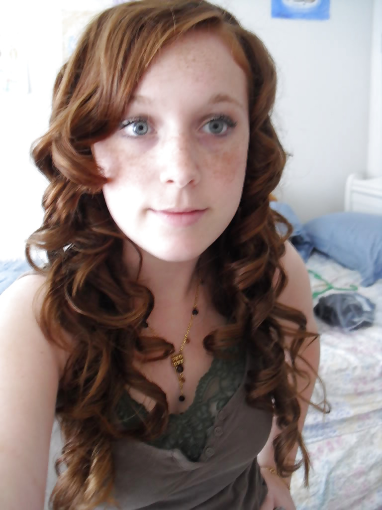 Cute Redhead Teen with curls #32396434