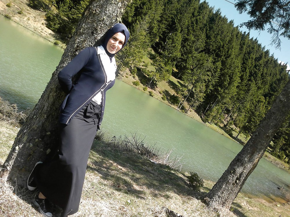 Turkish arab hijab turbanli asian kapali #37100821