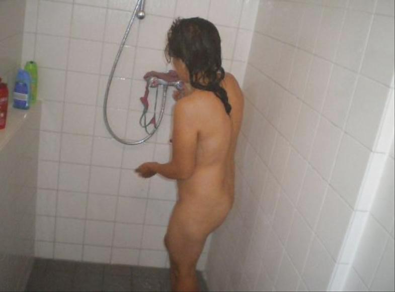 The wife taking a shower #37089041