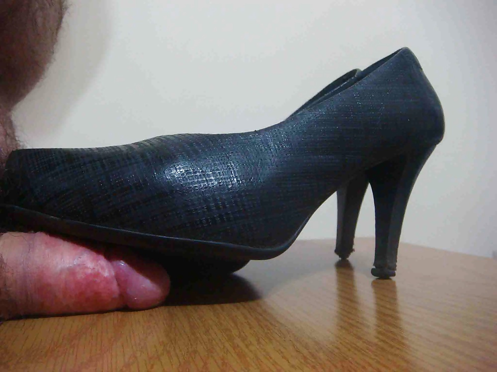 Scarpin salto alto preto usaflex.
 #41046374