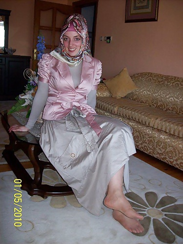 Turkish Hijab Nylon High Heels Sexy Amateur  #26284914