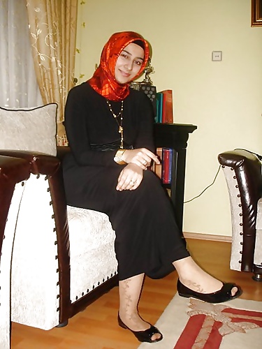 Turkish Hijab Nylon High Heels Sexy Amateur  #26285000