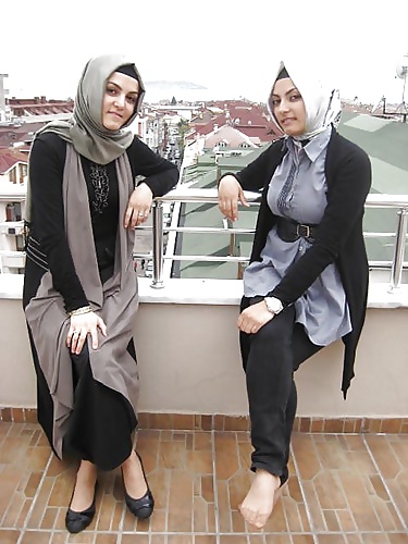 Turc Nylon Hijab Hauts Talons Amateurs Sexy #26285018