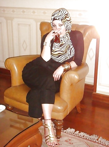 Turc Nylon Hijab Hauts Talons Amateurs Sexy #26285127