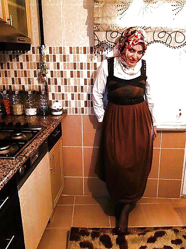 Turc Nylon Hijab Hauts Talons Amateurs Sexy #26285155