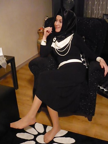 Turkish Hijab Nylon High Heels Sexy Amateur  #26285165