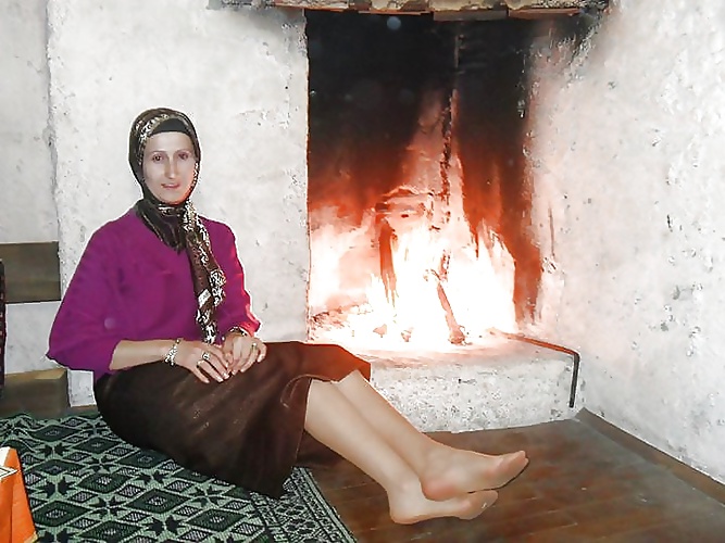 Turkish Hijab Nylon High Heels Sexy Amateur  #26285175