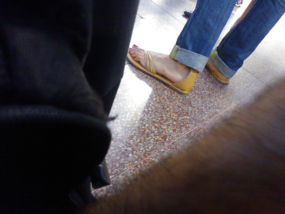 Amazing Feet in Train Station #23051566