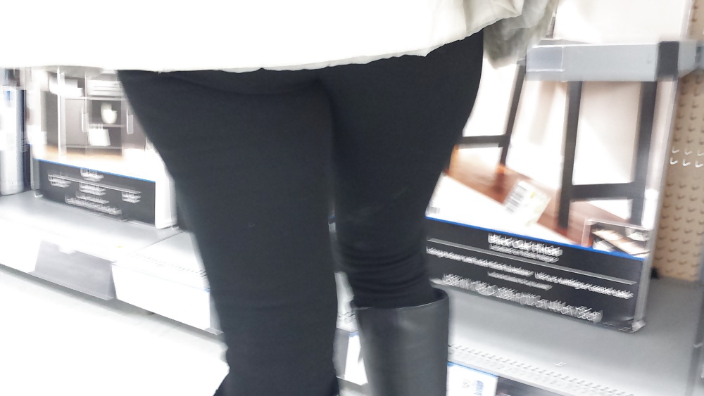 Cum on leggings in public. #28723271