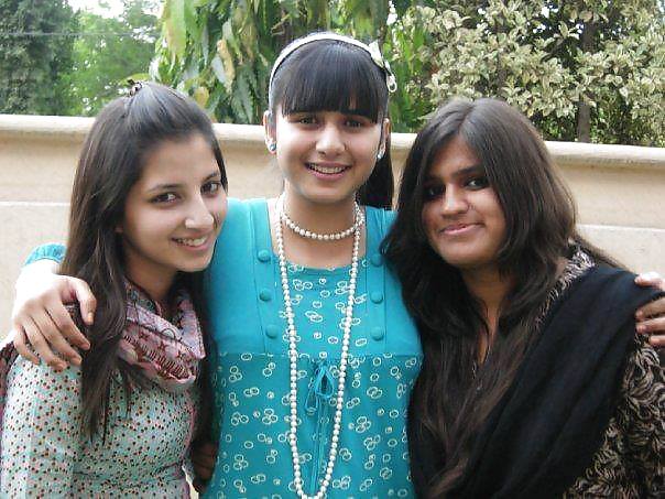 Pakistani and Indian College And School Girls Images #23246589