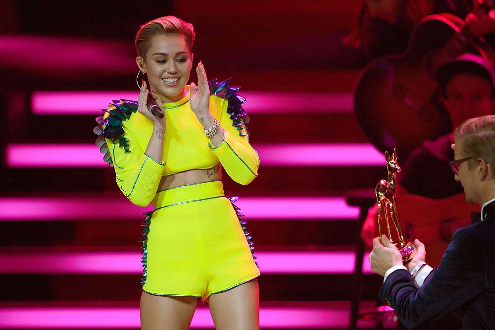 Sexy Miley Cyrus Performance at Bambi Awards November 2013 #22945078
