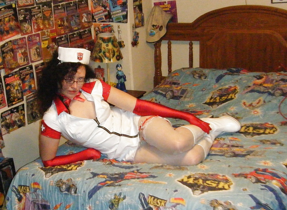 Latex PVC Nurse #29926425