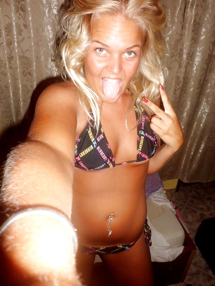 Blonde teen bitch slut bikini thong bww beach panties horny #27095879