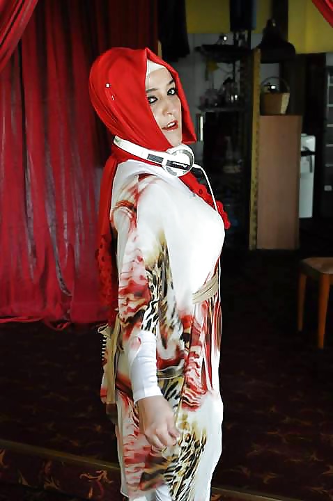 Türkisch Arabischen Turban-Hijab #32626676