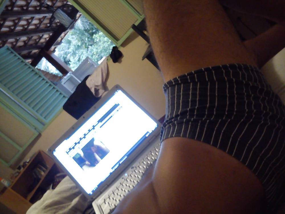 Enjoying some porn..