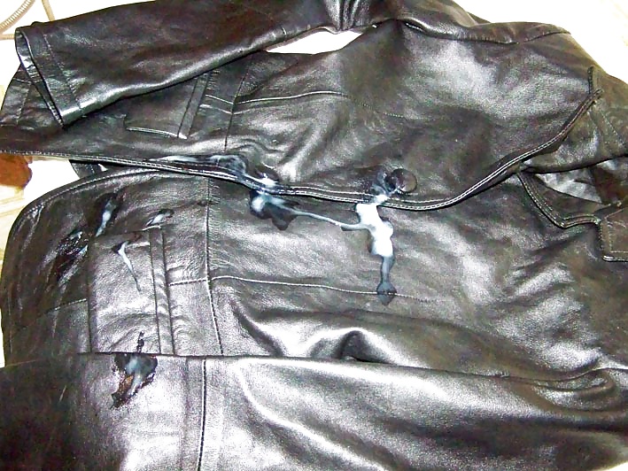 Leather jacket cum #31494468