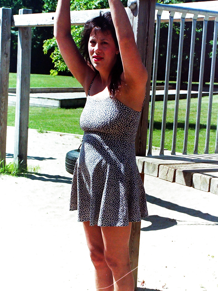 Ex wife Flashing in a park #34271506