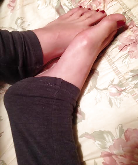 Nylons, Feet, Painted Toes! Fun with the wife! #30249996