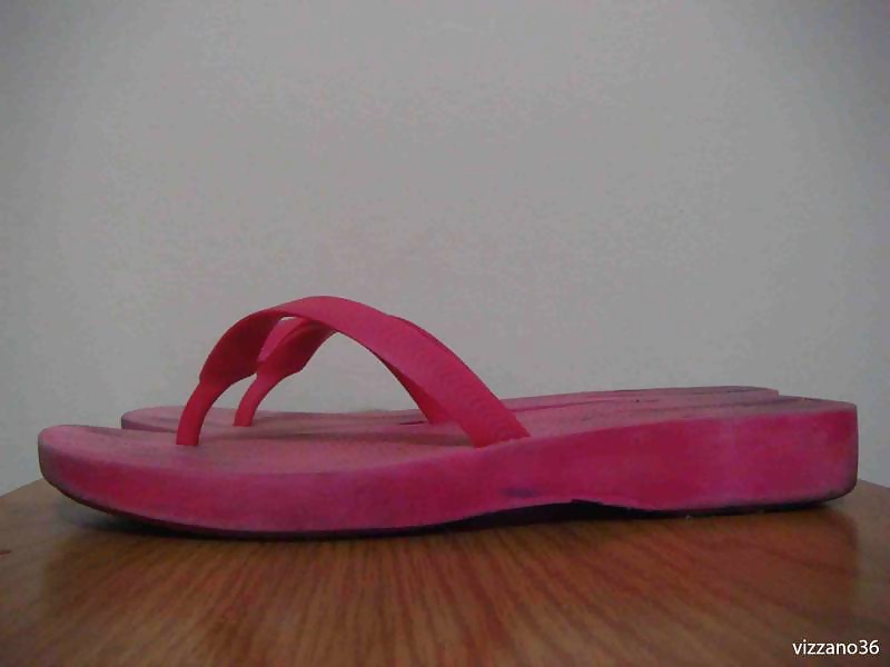 Chinelo de borracha rosa #38565244