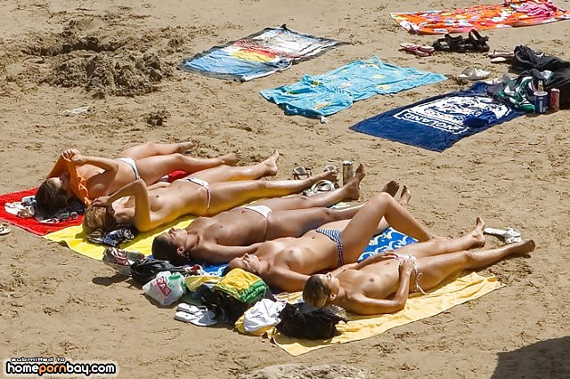 Hot Topless Beach Babes #35874475