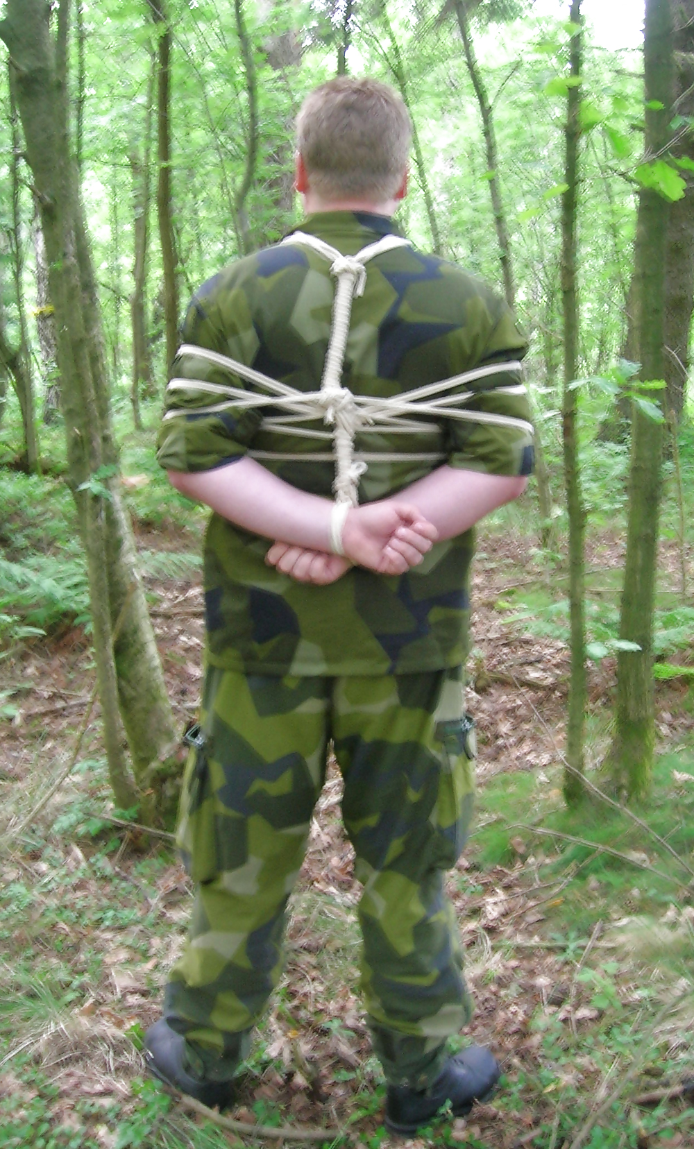 Bondage session in uniform #24392903