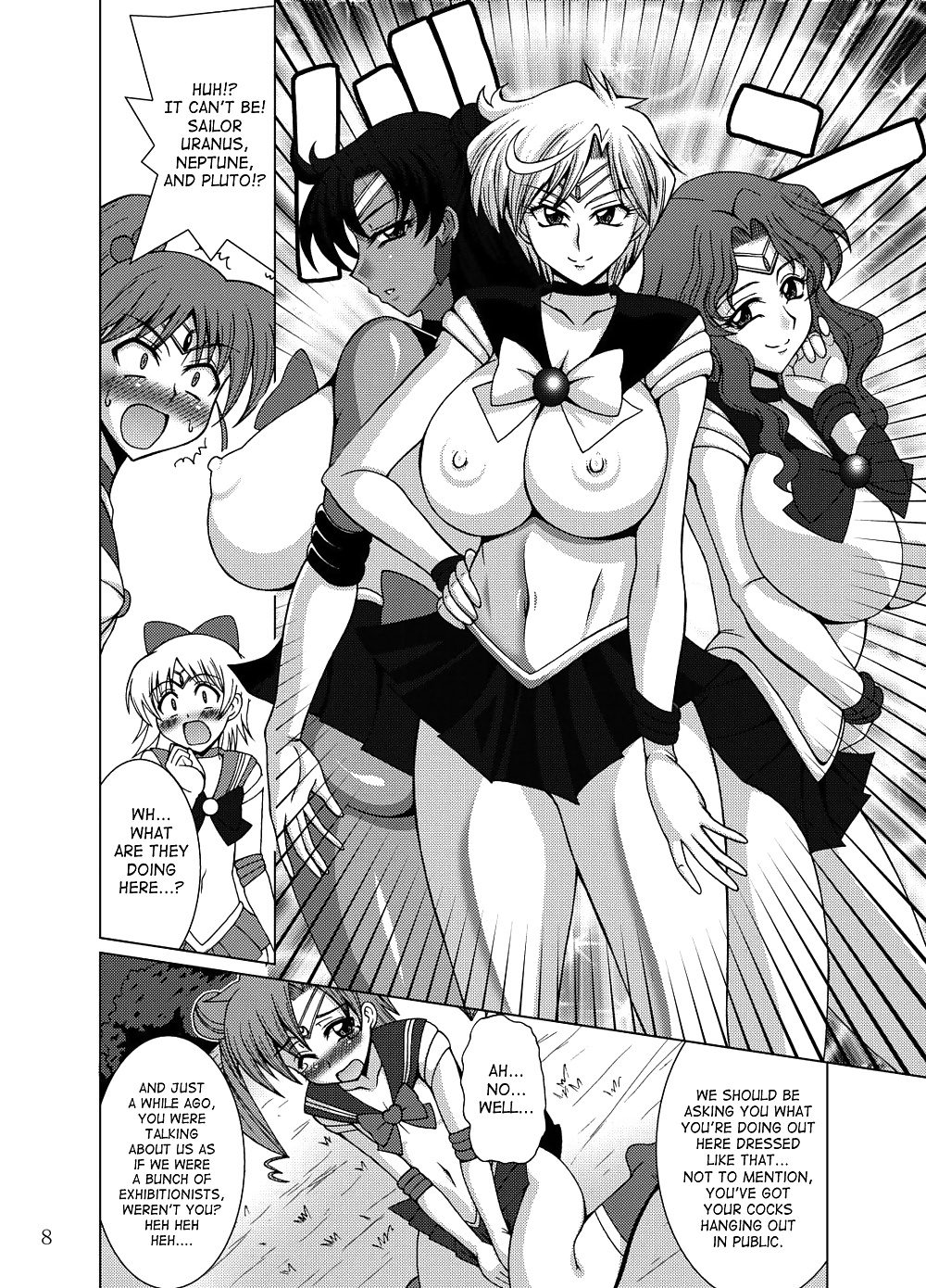 Crossdressers Vs Saturne, Uranus, & Pluto (sailor Moon) #27789342